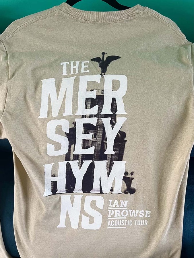 Mersey Hymns tour t-shirt
